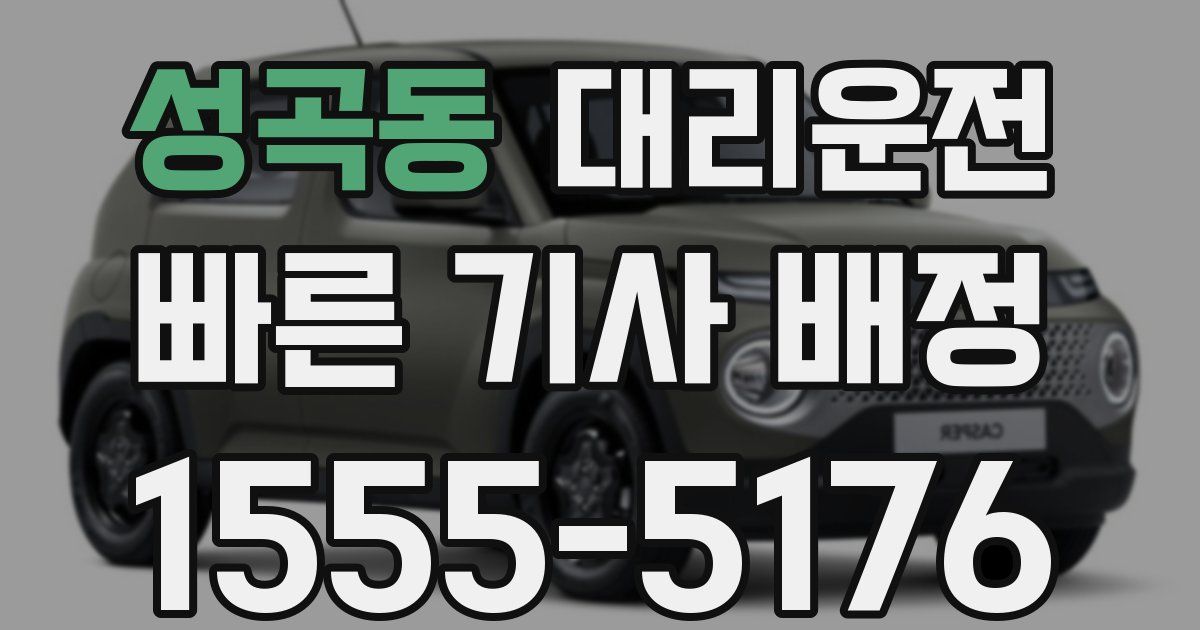 일일대리기사