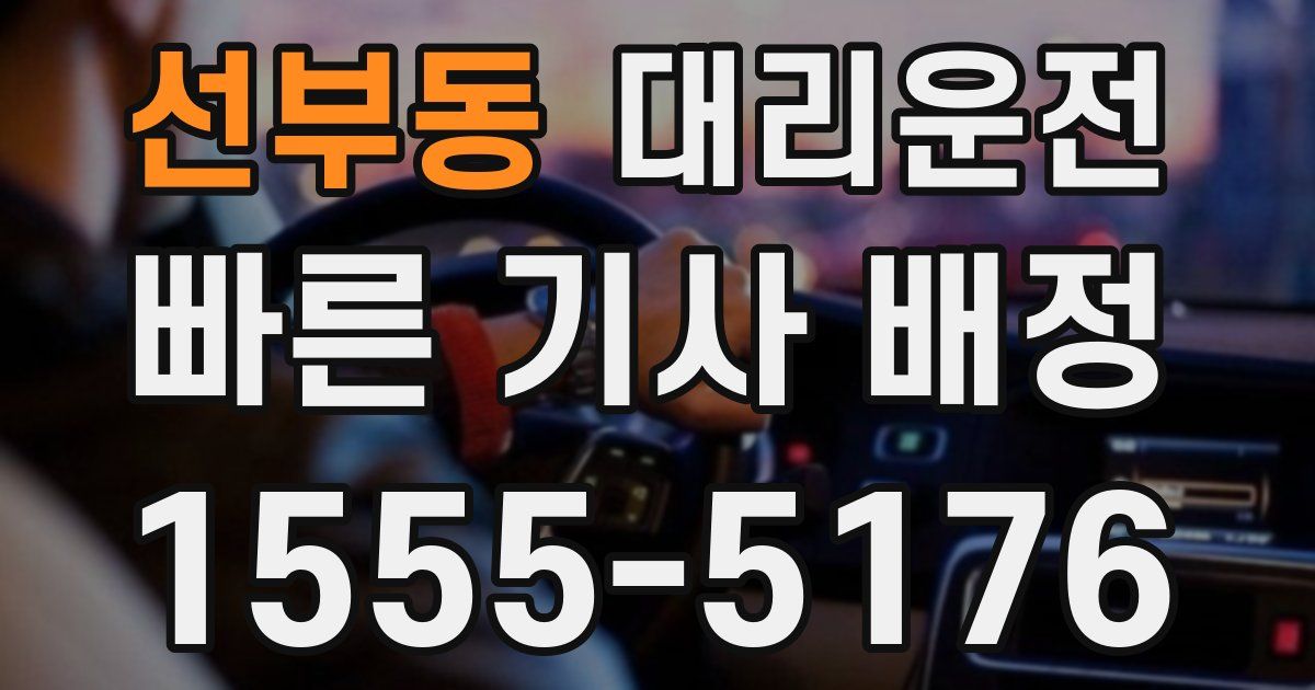 일일대리기사