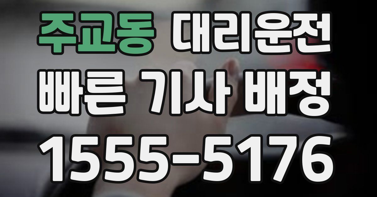 일일대리기사