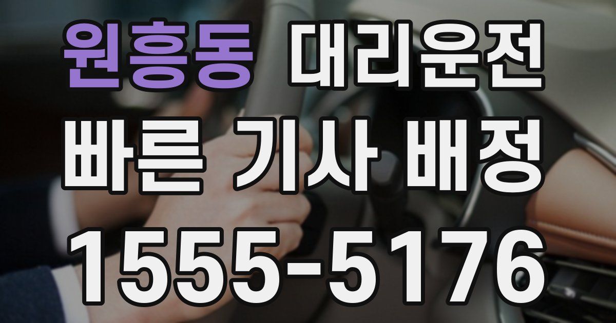 일일대리기사