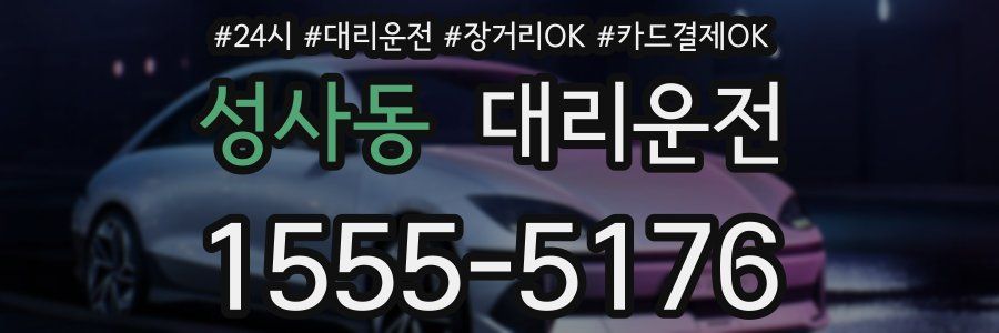 성사동 대리운전