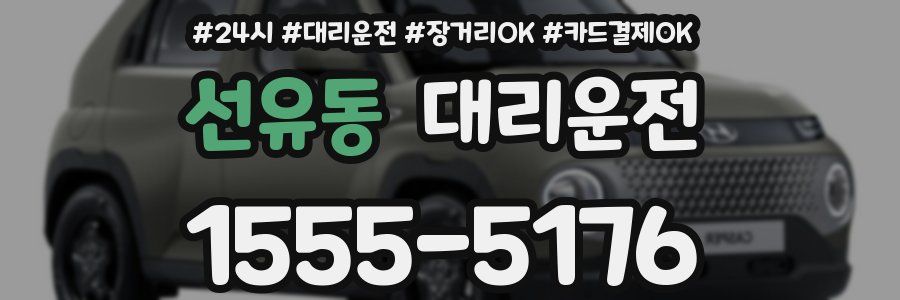 선유동 대리운전