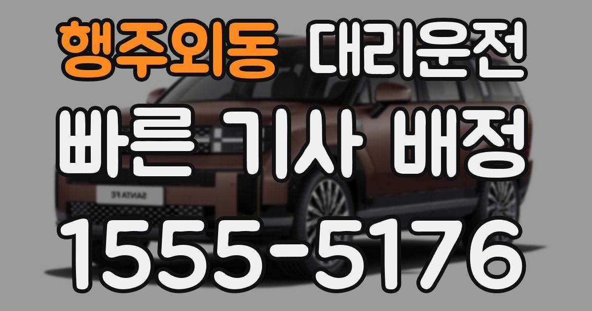 일일대리기사