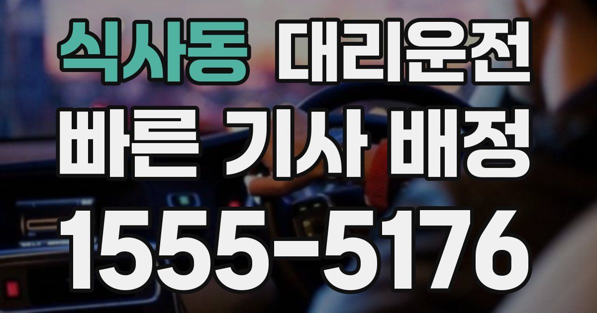일일대리기사