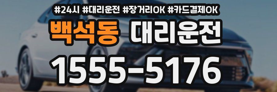 백석동 대리운전