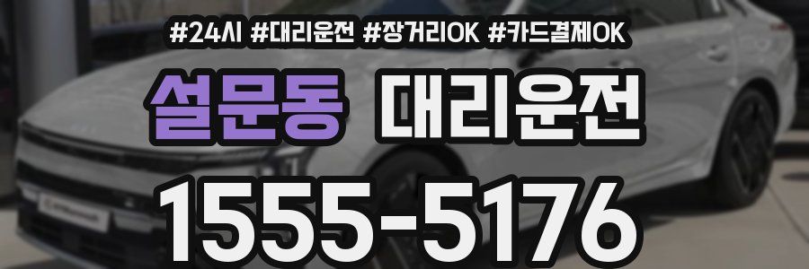 설문동 대리운전