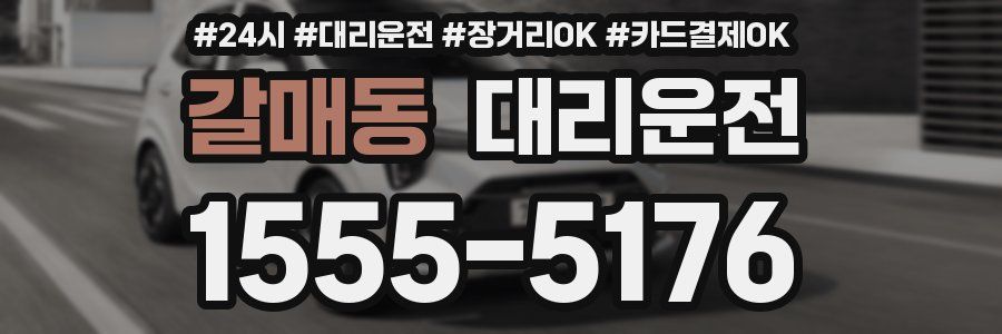 갈매동 대리운전