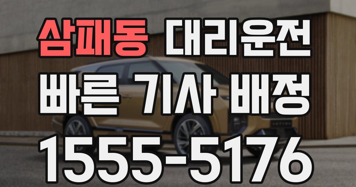 일일대리기사