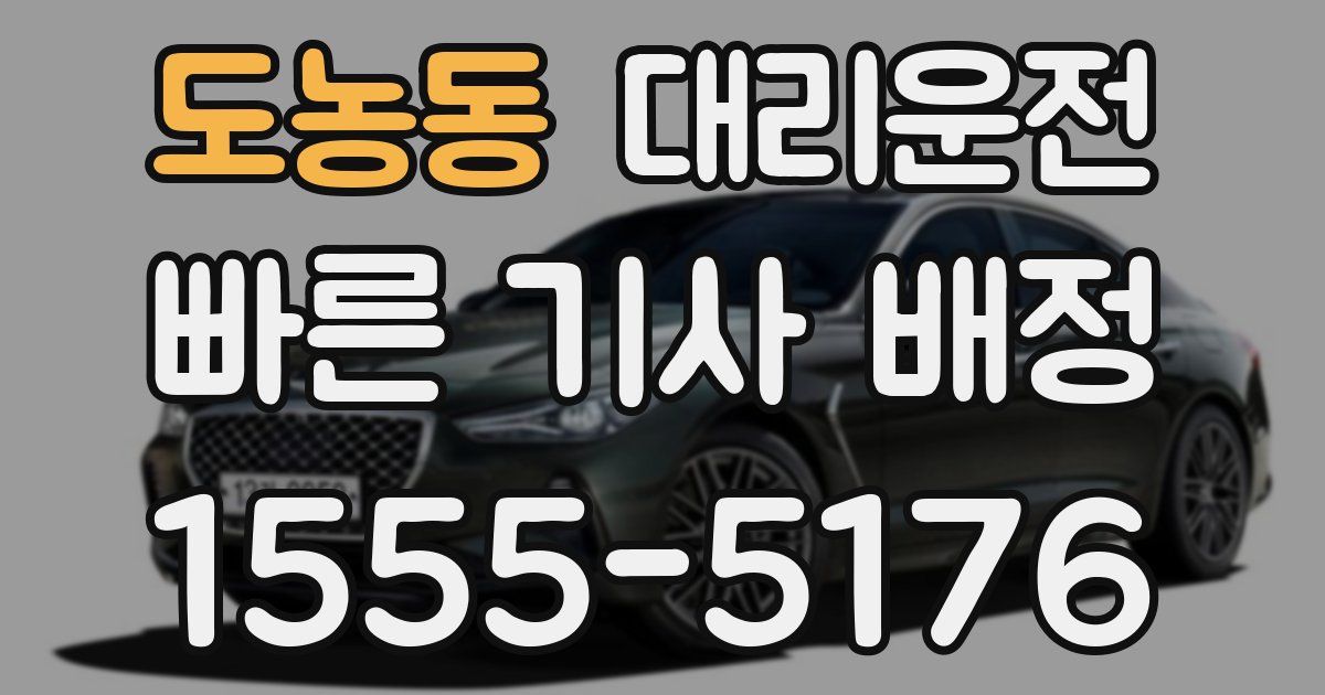 일일대리기사