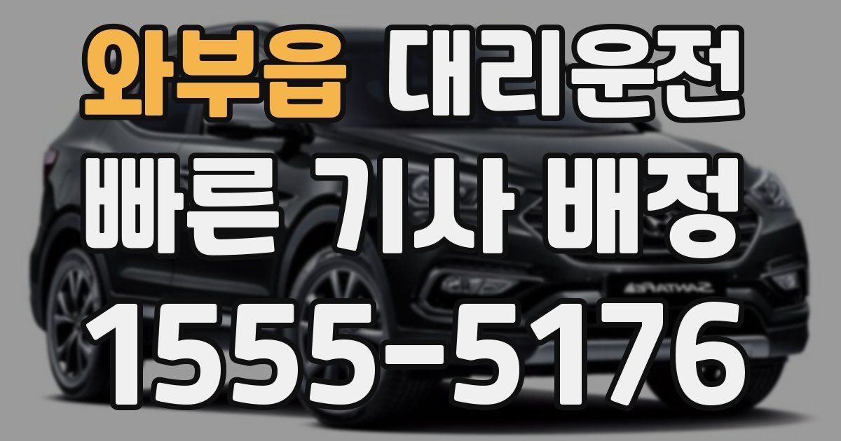 일일대리기사