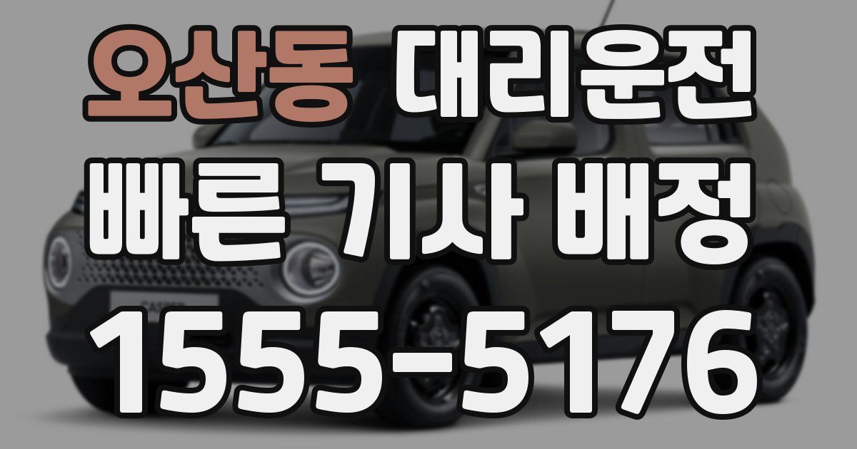 일일대리기사