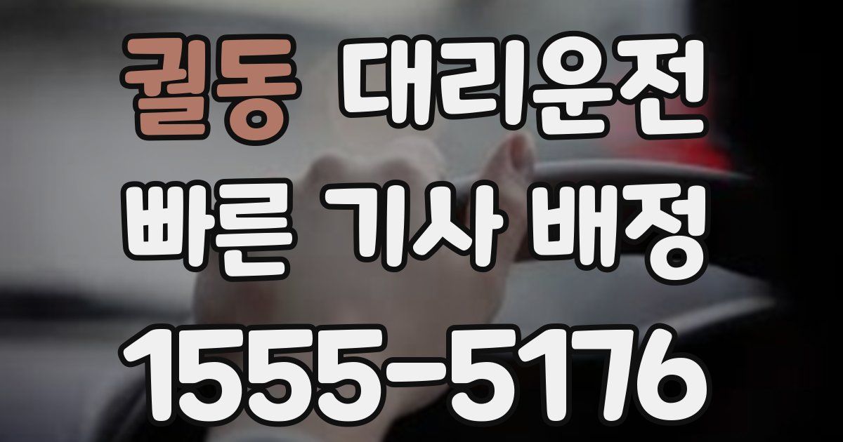 일일대리기사