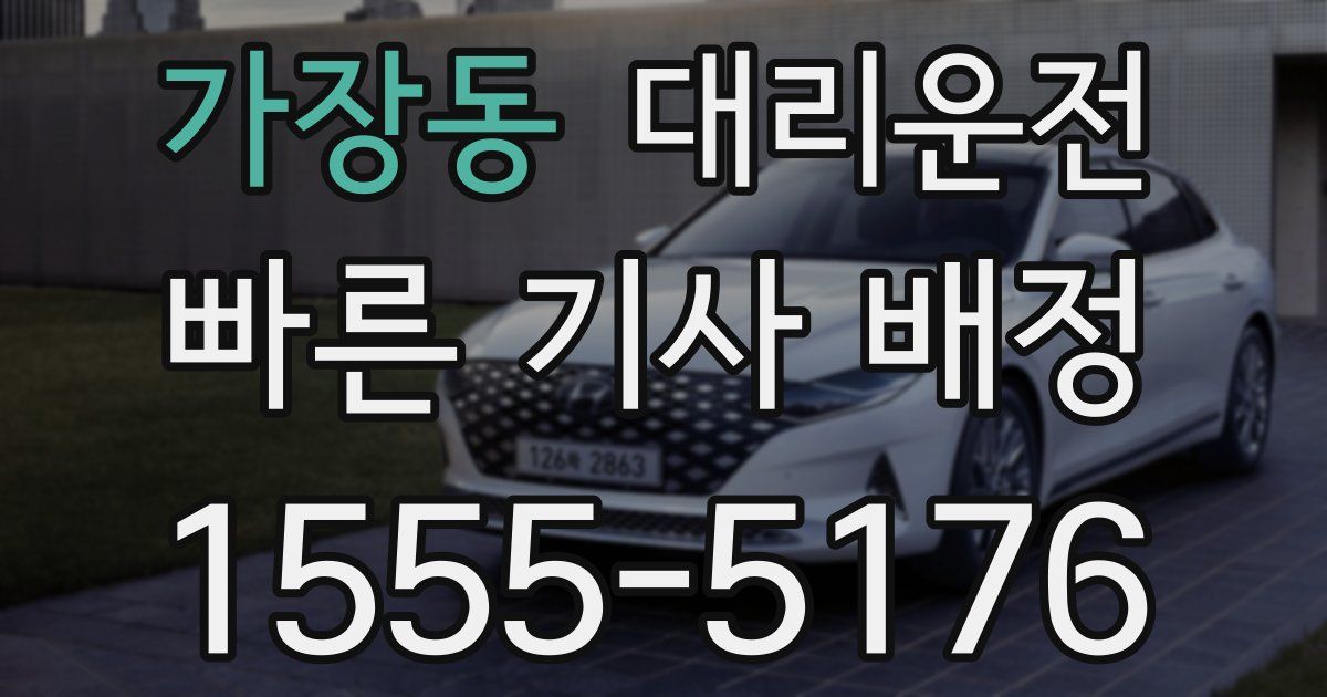 일일대리기사