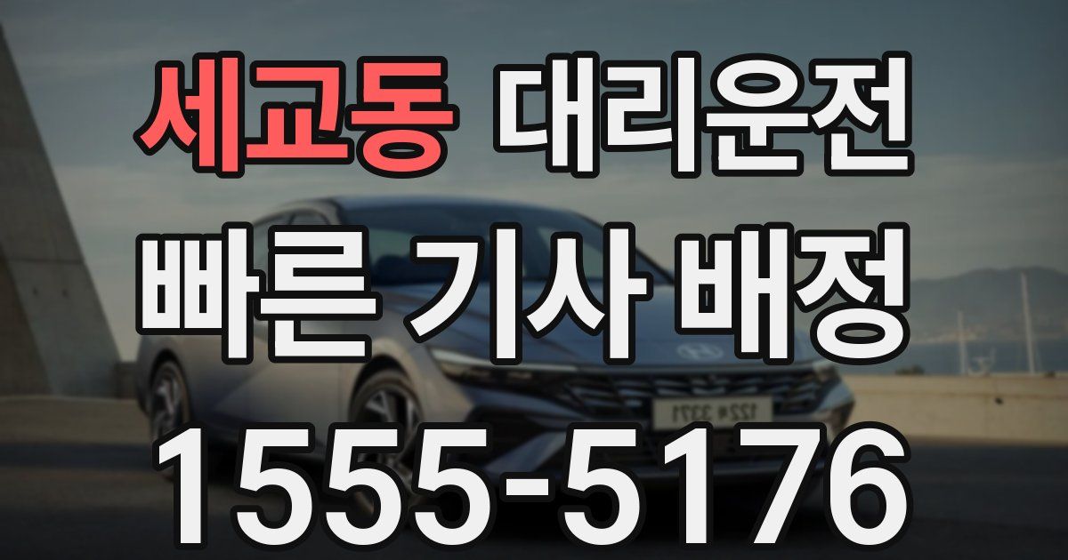 일일대리기사