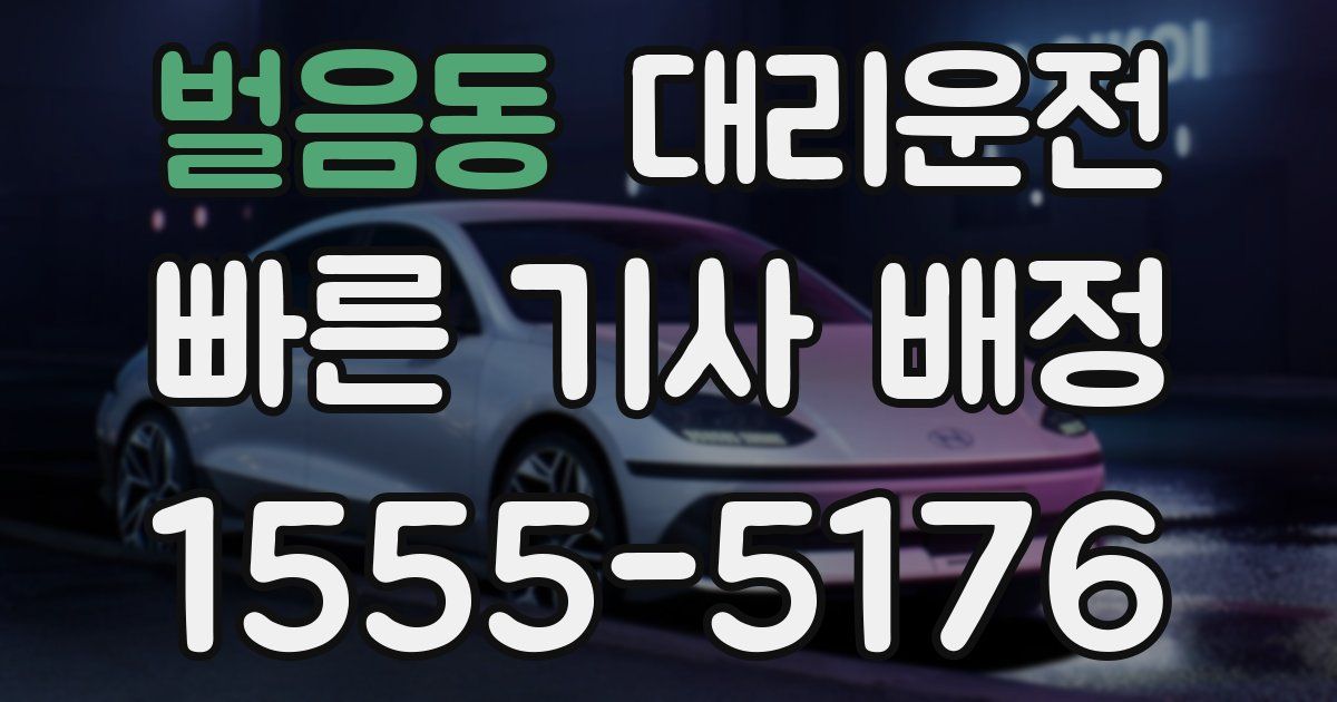 일일대리기사