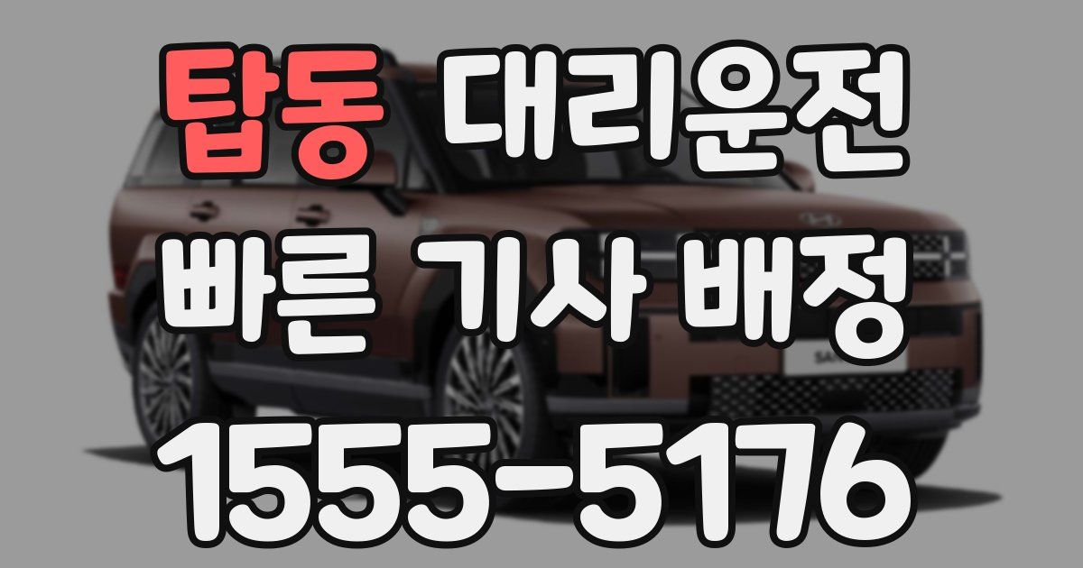 일일대리기사