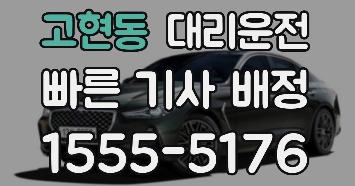 일일대리기사
