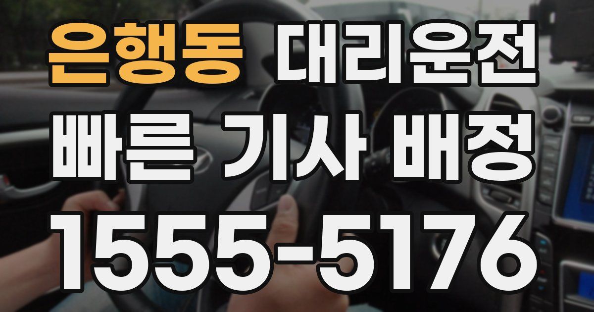 일일대리기사