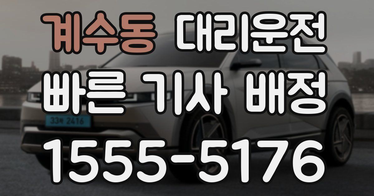 일일대리기사