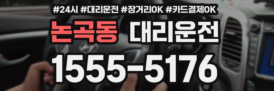 논곡동 대리운전
