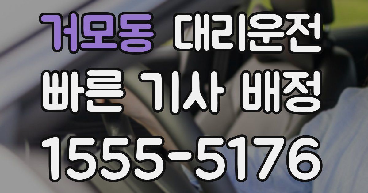 일일대리기사