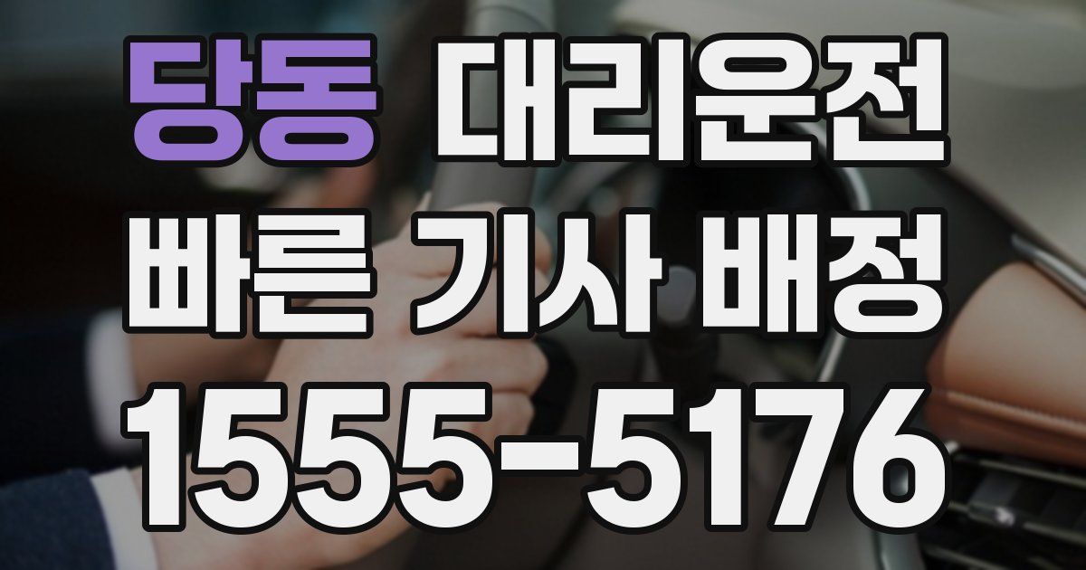 일일대리기사