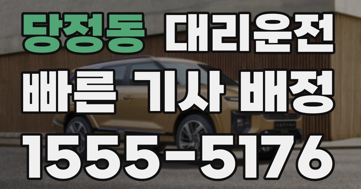 일일대리기사