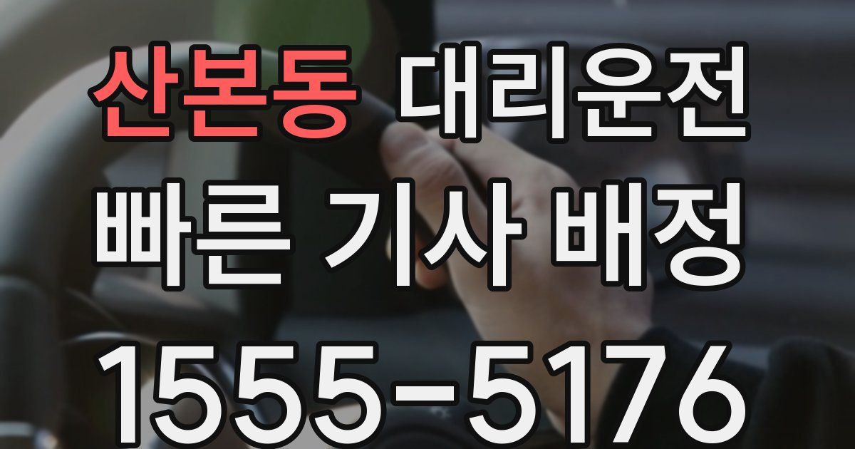 일일대리기사
