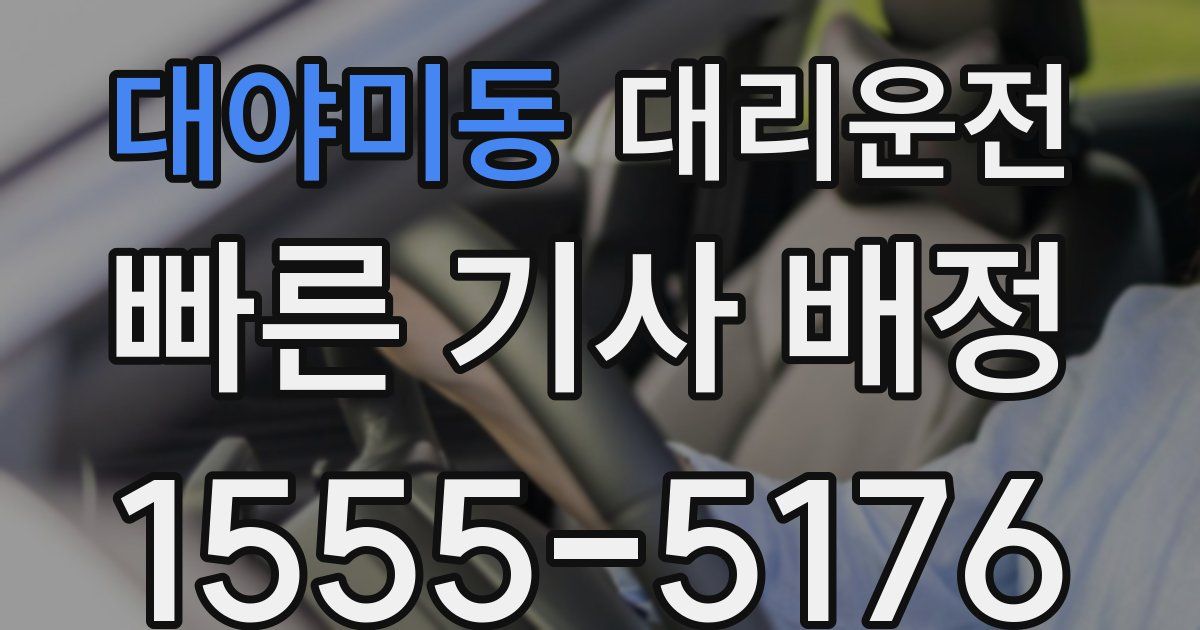 일일대리기사