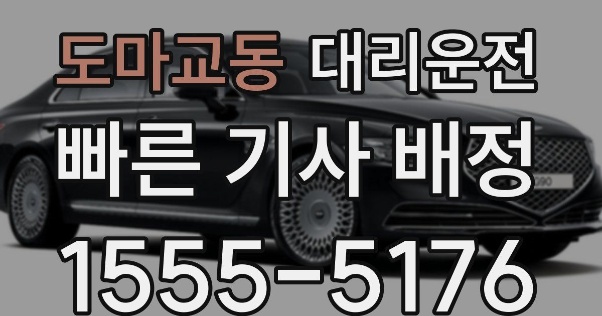 일일대리기사