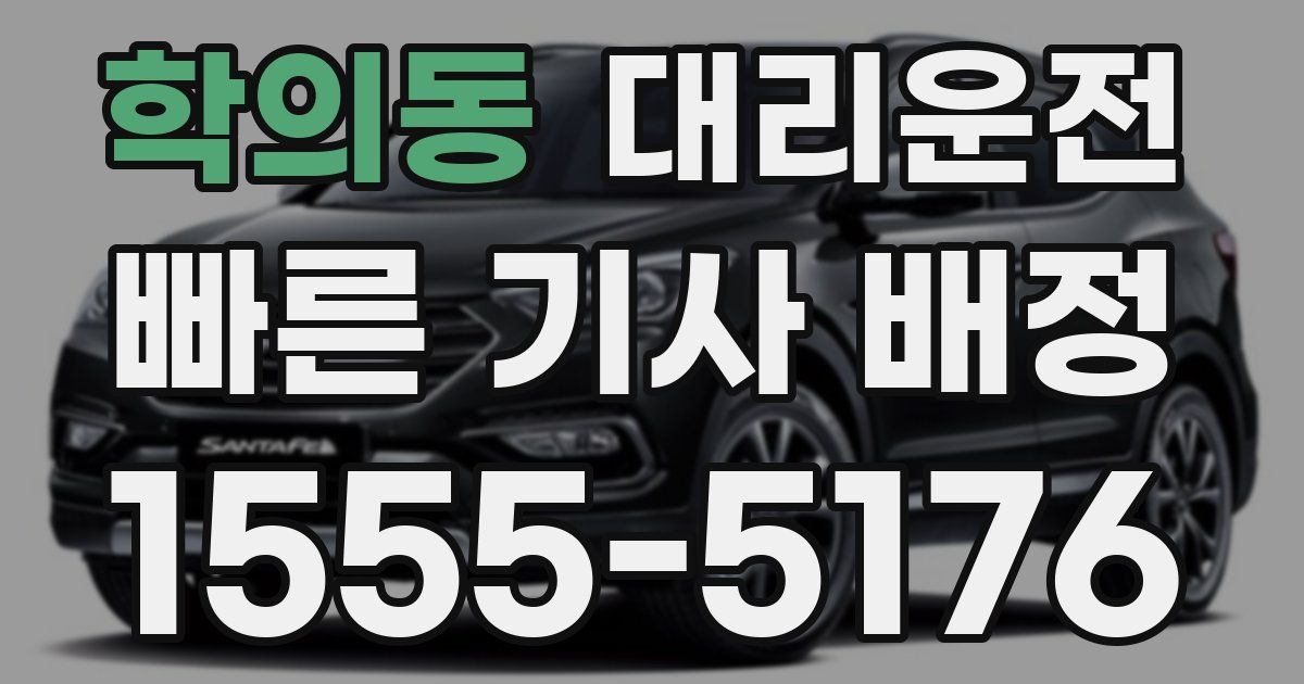 일일대리기사