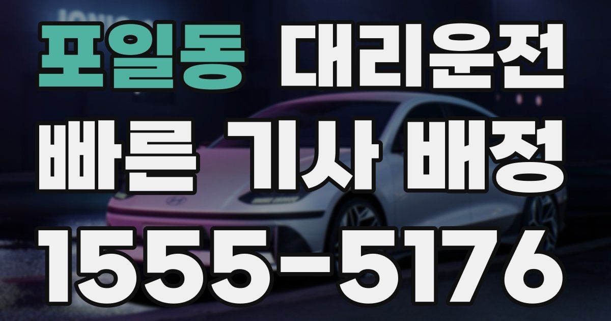 일일대리기사