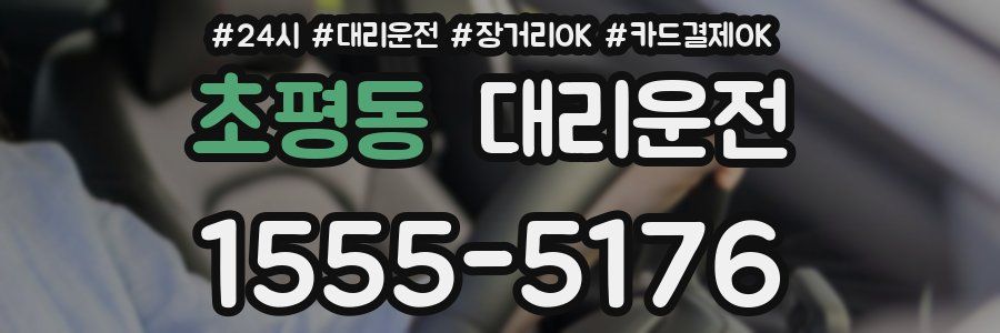 초평동 대리운전