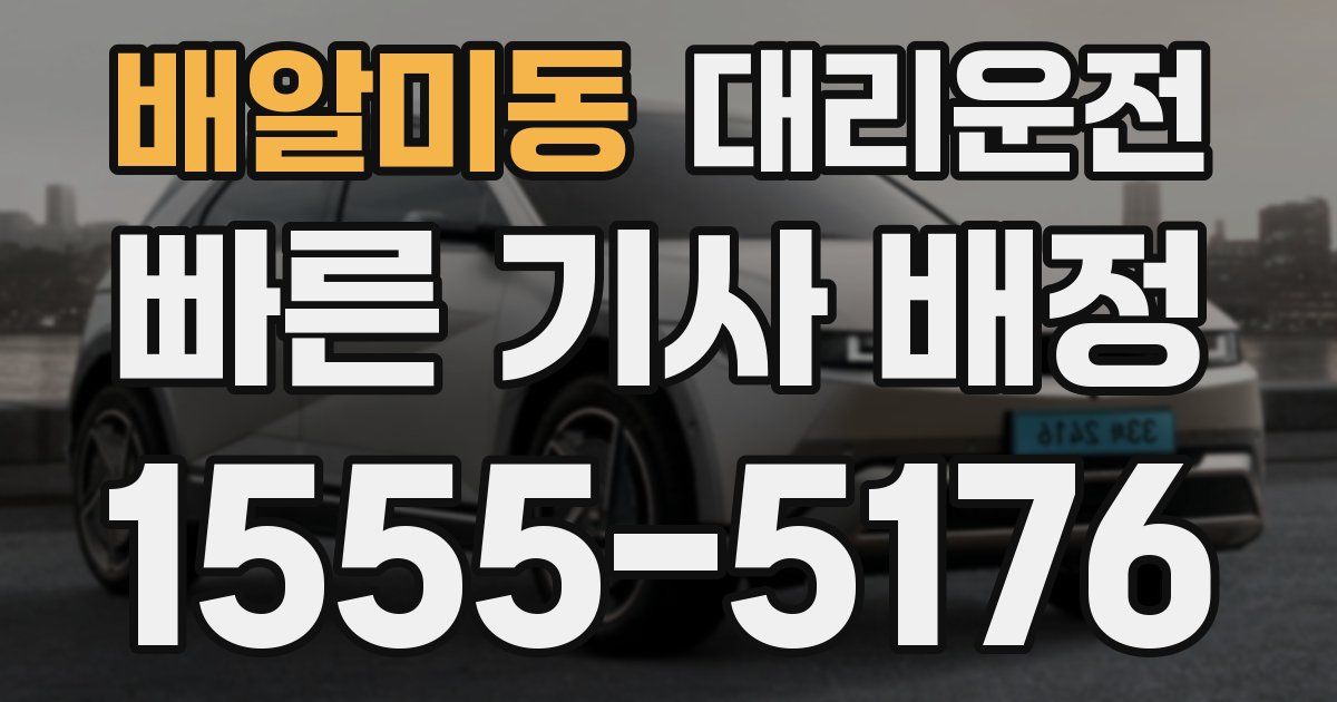 일일대리기사