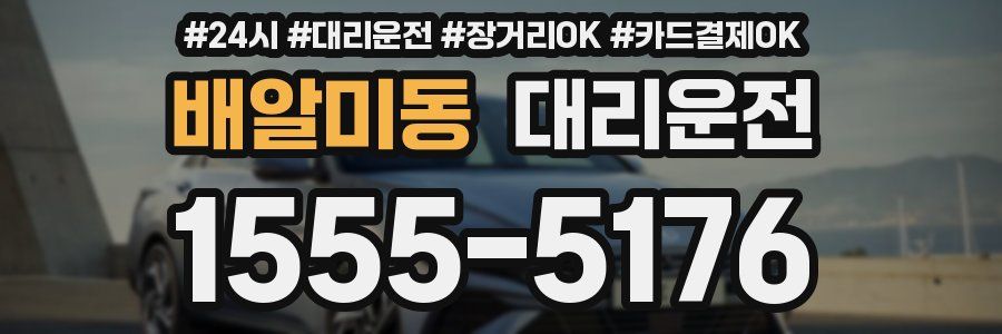 배알미동 대리운전