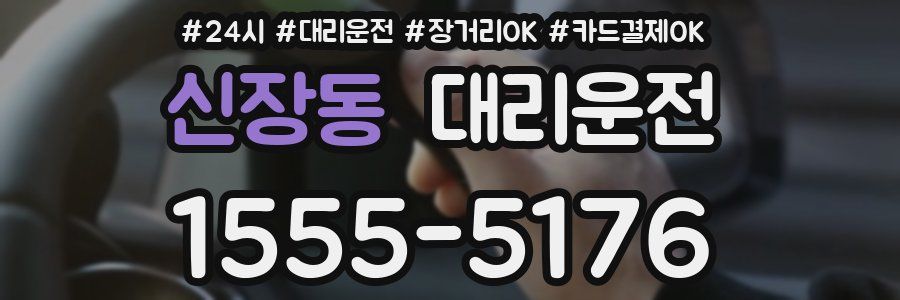 신장동 대리운전