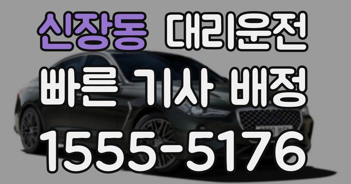 일일대리기사