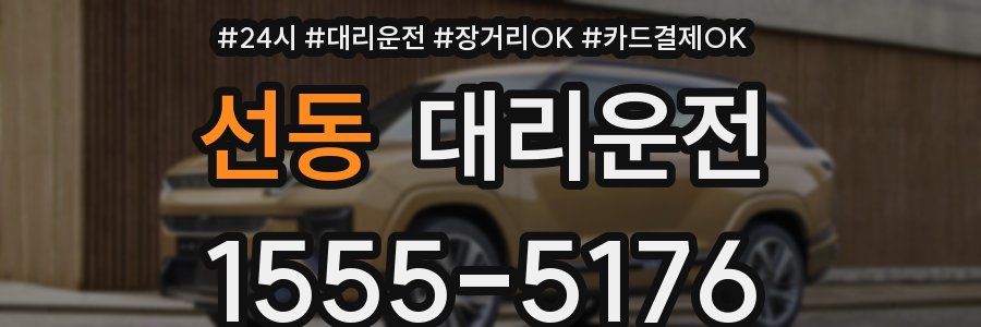 선동 대리운전