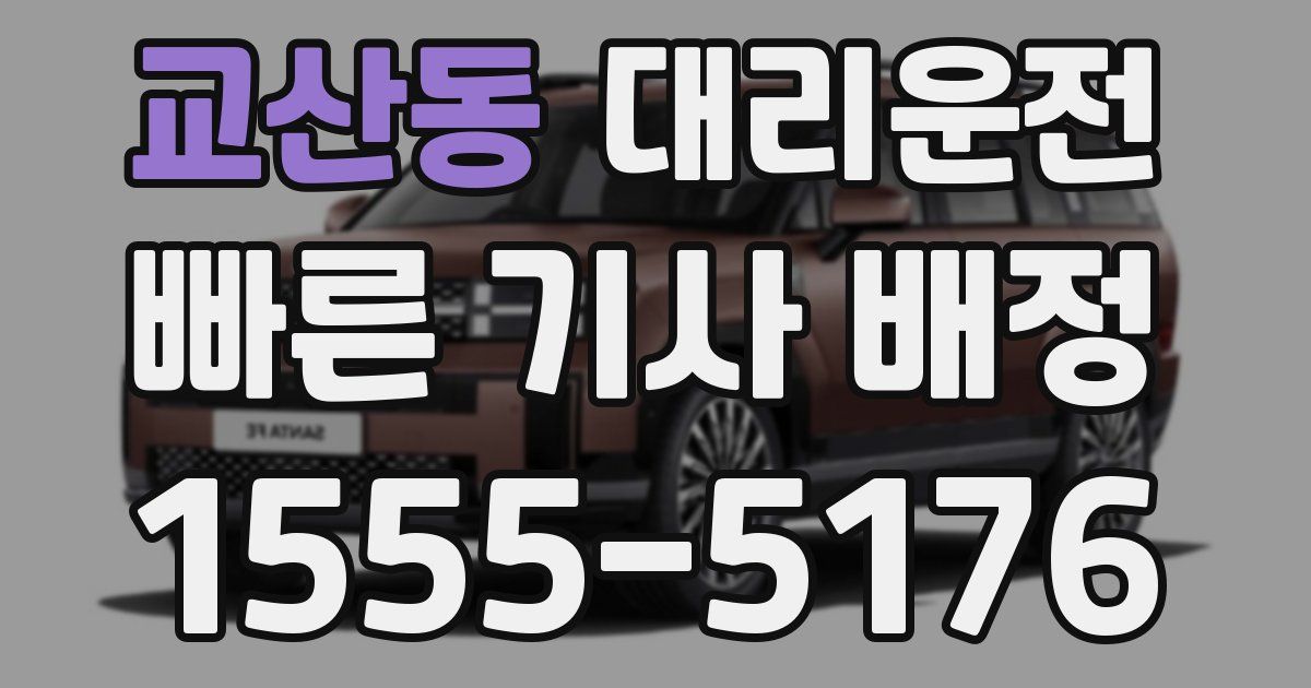 일일대리기사