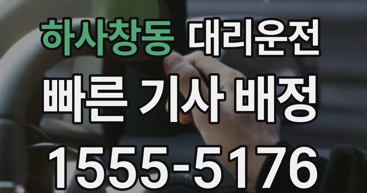 일일대리기사