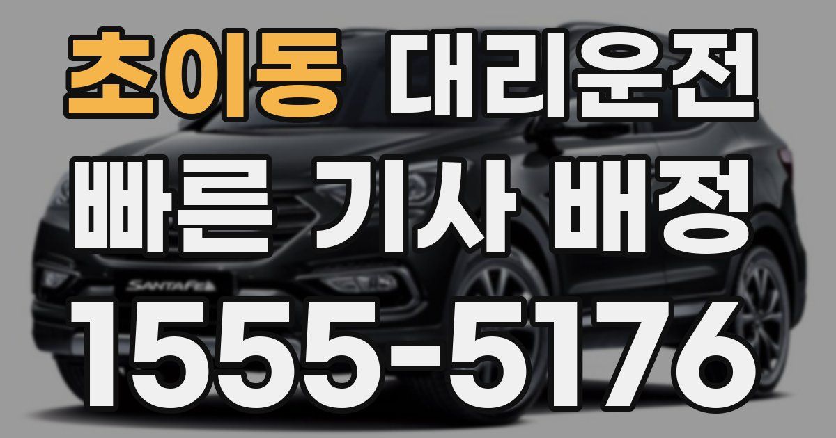 일일대리기사