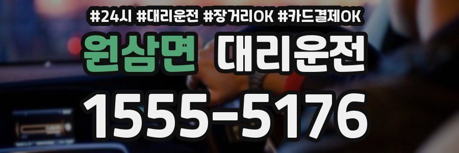 원삼면 대리운전