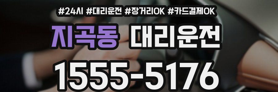 지곡동 대리운전