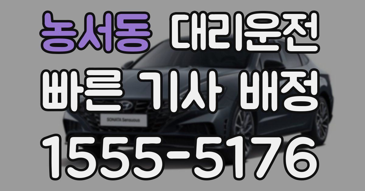일일대리기사