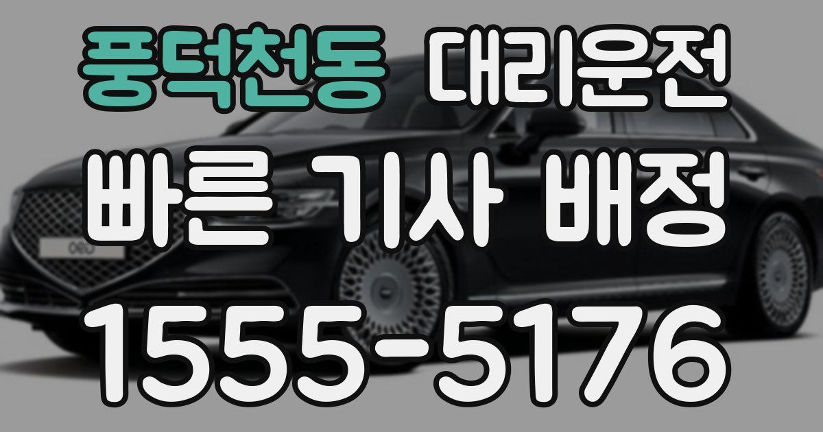 일일대리기사