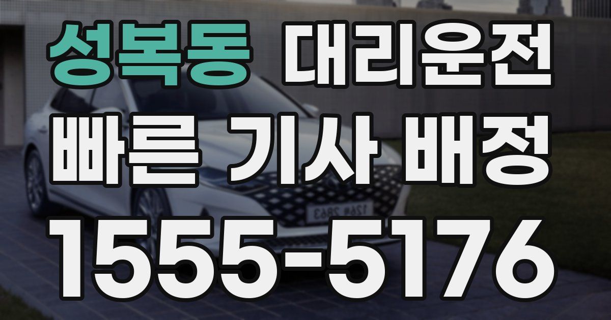 일일대리기사