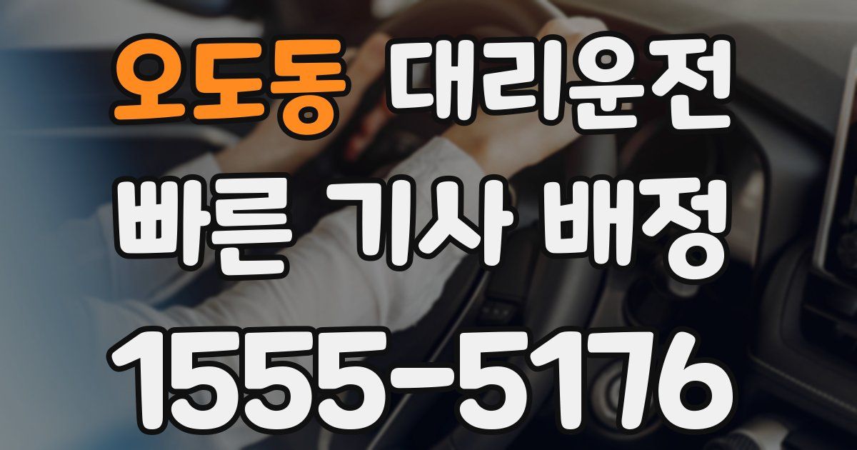 일일대리기사