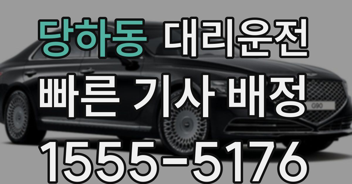 일일대리기사