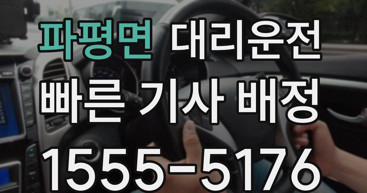 일일대리기사