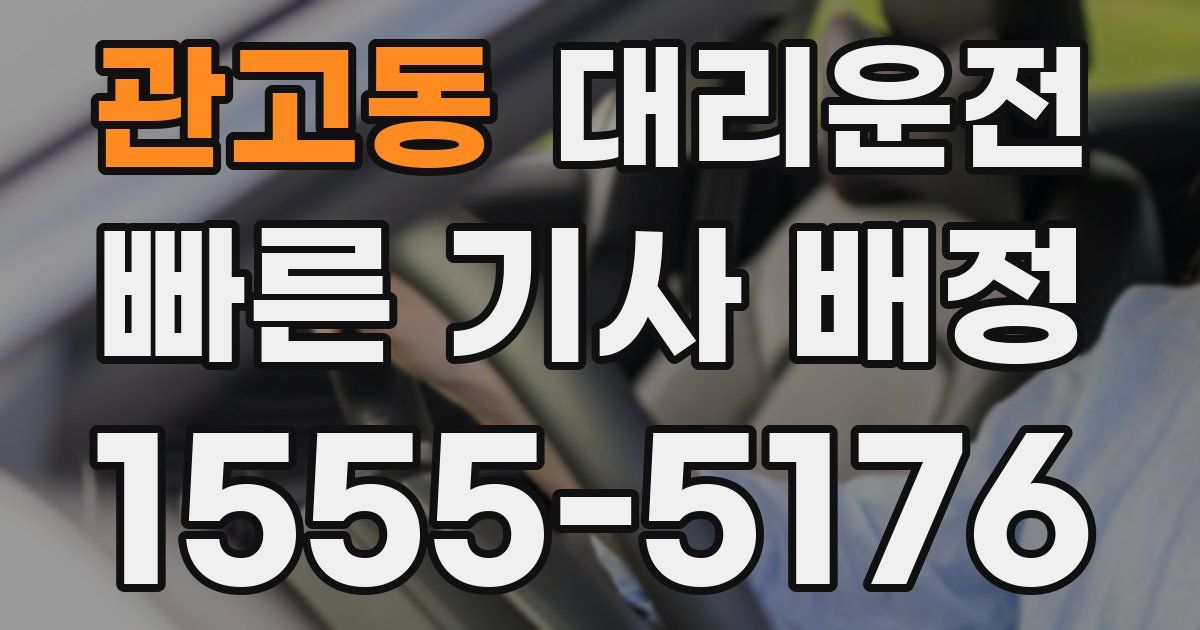 일일대리기사